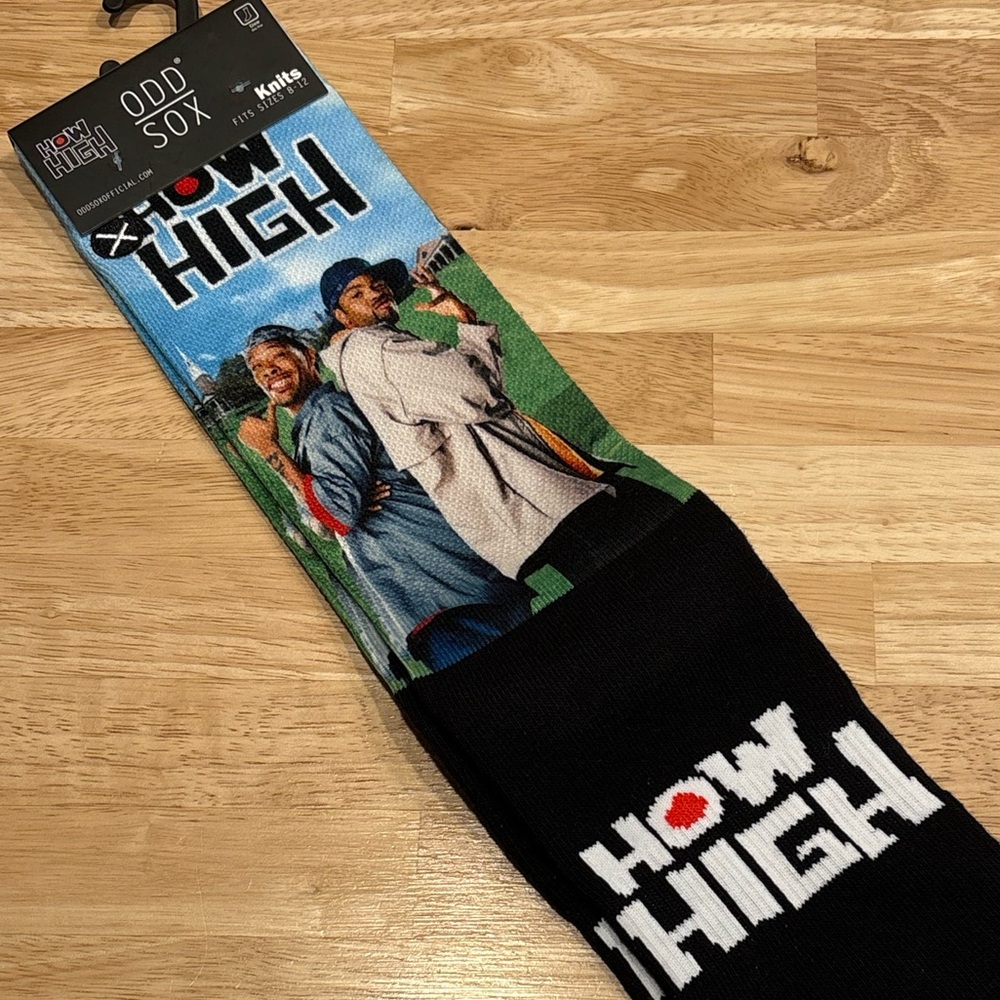 How High novelty socks